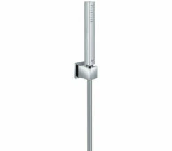 Grohe Euphoria Cube Stick Wall Holder Set 1 Chrome Spray Pattern