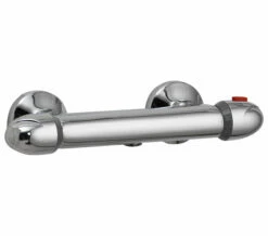 IMEX Thermoforce 1 Chrome Exposed Thermostatic Round Shower Valve