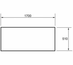 IMEX Cast 1700mm Reinforced Universal Acrylic Straight Side Panel 5 IMEX Cast 1700mm Reinforced Universal Acrylic Straight Side Panel -Duravit Sales Shop QS V72274 2 mn