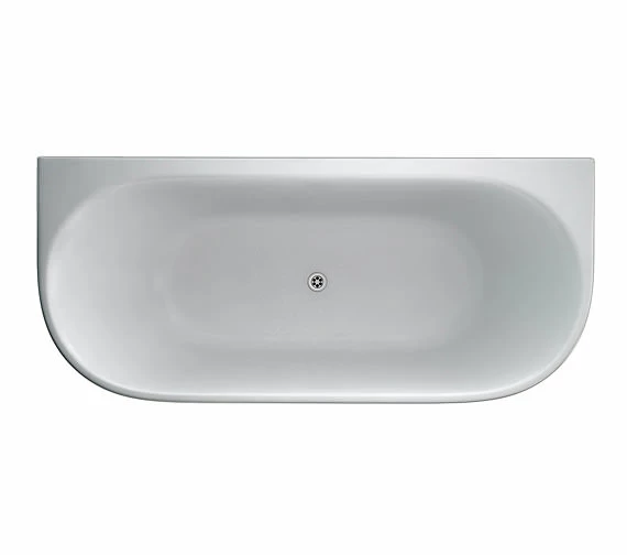 Burlington Avantgarde 1700 X 750mm White Back-To-Wall Bath 4 Burlington Avantgarde 1700 X 750mm White Back-To-Wall Bath - Image 4