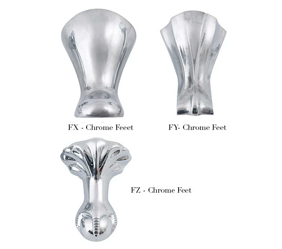 Royce Morgan Lambeth Single Ended White Bath 1665 X 715mm With Feet 3 Royce Morgan Lambeth Single Ended White Bath 1665 X 715mm With Feet - Image 3