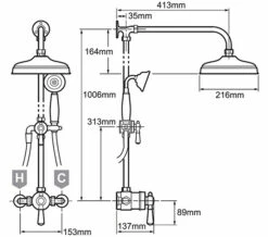 Mira Realm Thermostatic Chrome Shower Mixer With Diverter ERD - 1.1735.002 3 Mira Realm Thermostatic Chrome Shower Mixer With Diverter ERD - 1.1735.002 -Duravit Sales Shop QS V78669 2 mn