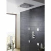 Hudson Reed Chrome Square Ceiling Tile Fixed Shower Head