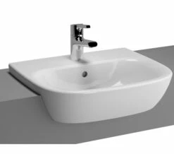 VitrA Zentrum 495mm White Semi Recessed Basin